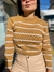 Sweater rallado mostaza ♥ en internet