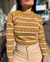 Sweater rallado mostaza ♥ - comprar online