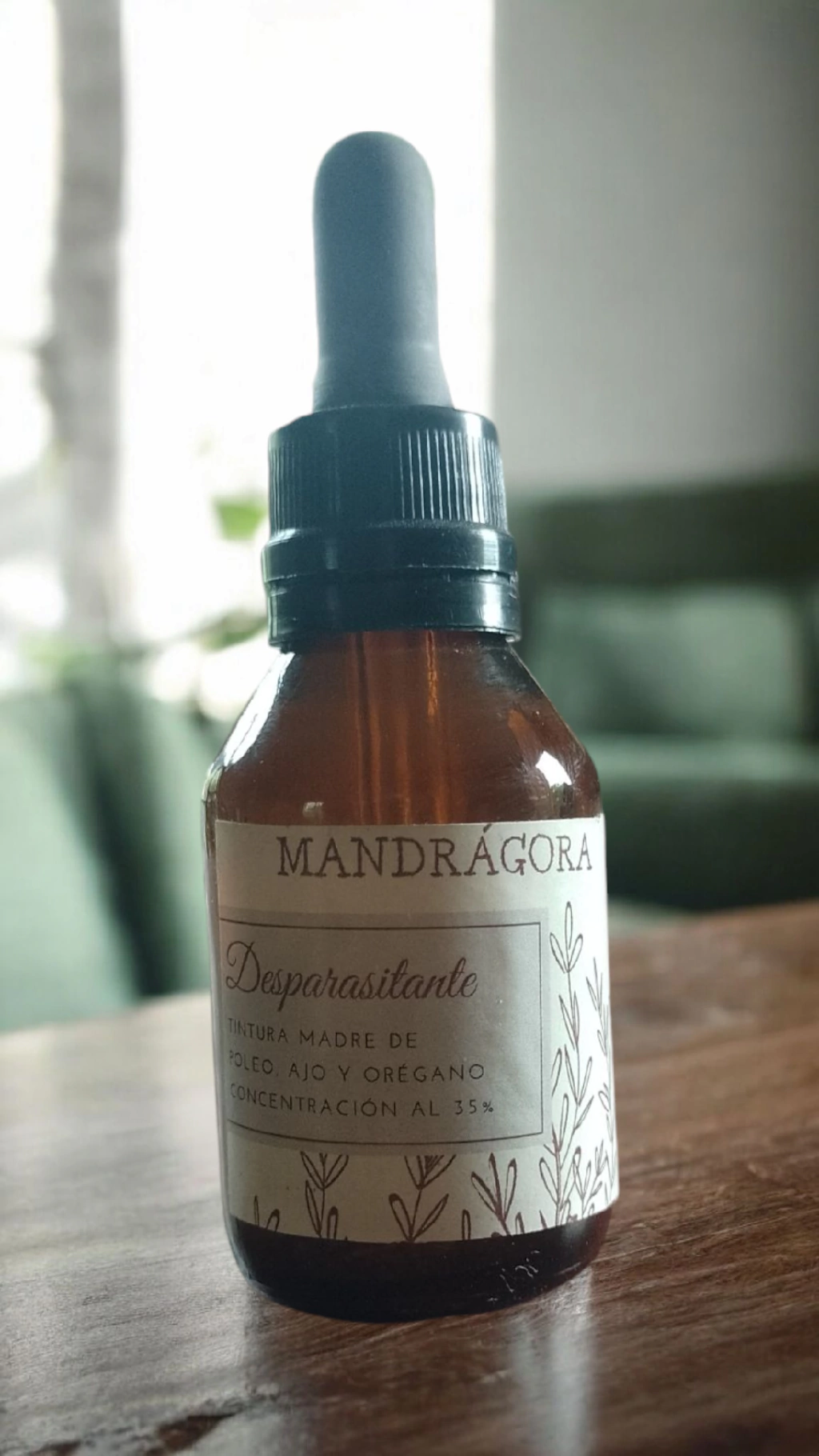 Desparasitante Natural x 60 ml. Concentración 65%