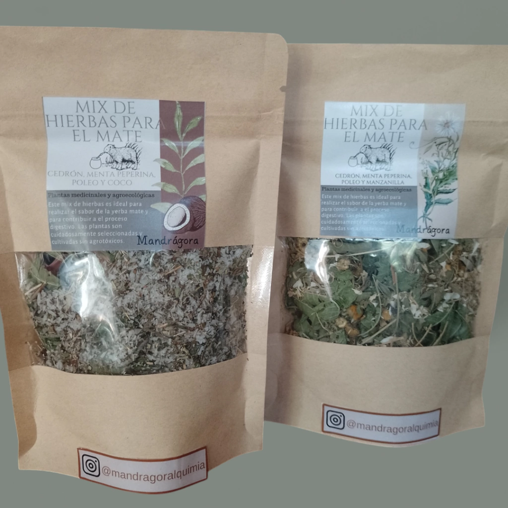 Mix de hierbas medicinales para el mate x 250 gr. Agroecológico