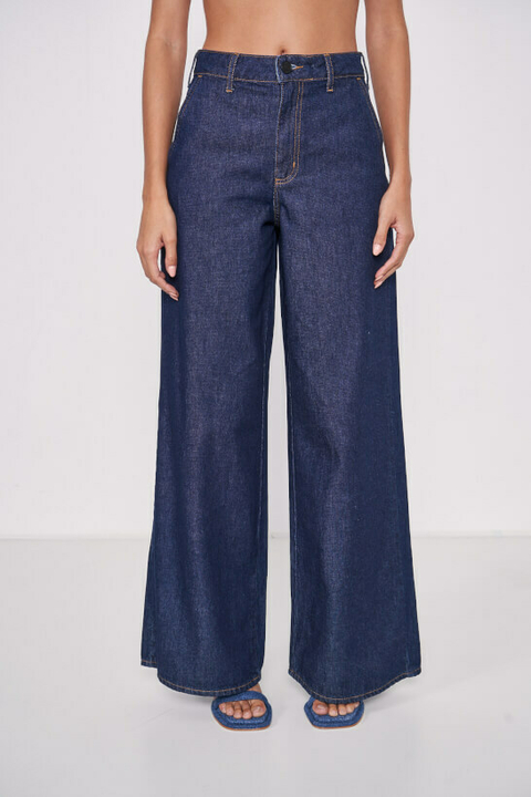CALCA JEANS SILVIA INDIGO - comprar online