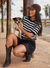 BLUSA TRICOT LUREX STRIPES na internet