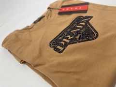 CAMISETA PERUANA LUXO BRILHANTE ESTAMPADA