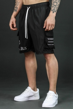SHORT CARGO BLACK TARG - comprar online