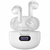 Fone de Ouvido Sem Fio Blackview AirBuds 7 com Bluetooth e Microfone - Cloudy White
