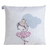 Kit Edredom Solteiro 5 Peças Ballerina Juvenil Hipercal 400 Fios