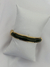 Bracelete verde militar de resina