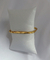 Bracelete fino quadrado verniz italiano