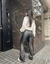 Pantalón engomado oxford - comprar online