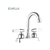 Mezcladora P/Lavabo 4" Pom. Rf ODIN
