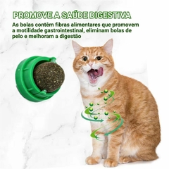 Brinquedo de Catnip Rotativo para Gatos - Diversão e Saúde!