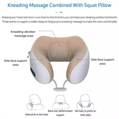 Massageador de pescoço e trapézio almofada de viagem - Happier Store