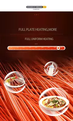 Tapete de Aquecimento de Silicone Versátil - Funcionalidade e Sofisticação para a Cozinha na internet