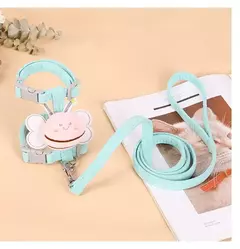 Conjunto de Coleira e Guia para Gatos - Happier Store