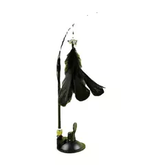 Vareta Interativa com Penas para Gatos - Diversão Garantida! - Happier Store