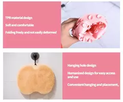 Almofada para Limpeza dos Pés Antiderrapante - Escova de Banho Silicone - comprar online
