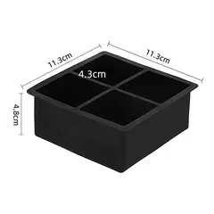 Molde Grande para Cubos de Gelo de Silicone - Versatilidade e Praticidade! na internet