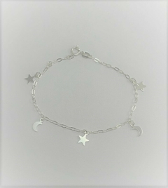 pulseira lua e estrela (ref.: 2024181)