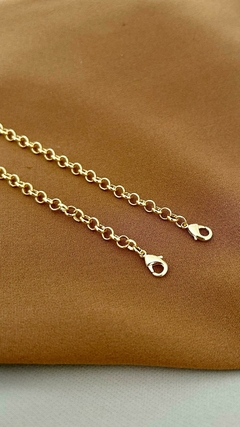 Pulseira elo português AMARI (Ref.: 2025031) - Antônia Semijoias