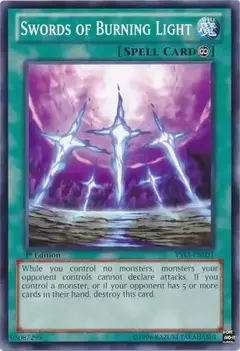 Swords of Burning Light [YS13-EN021] Common 1st edition