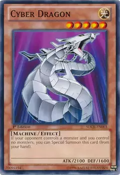 Cyber Dragon (White) [SDCR-EN003] Common 1st edition
