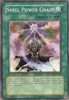 Spell Power Grasp [SDSC-EN020] Common 1st edition