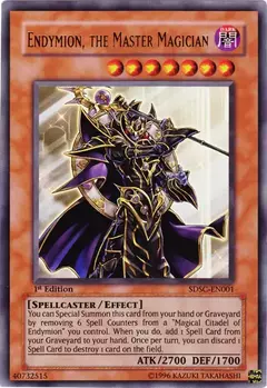 Endymion, The Master Magician [SDSC-EN001] Ultra Rare 1st edition