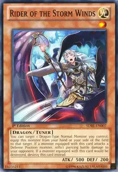 Rider of the Storm Winds [SDBE-EN007] Common 1st edition