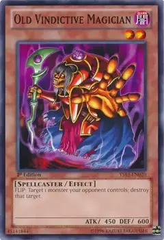 Old Vindictive Magician [YS13-EN020] Common 1st edition