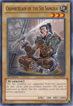 Chamberlain of the Six Samurai [YS13-EN005] Common 1st edition
