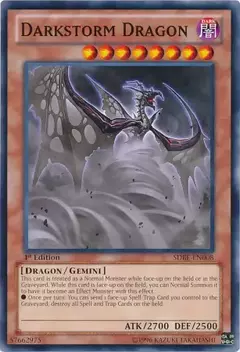 Darkstorm Dragon [SDBE-EN008] Common 1st edition