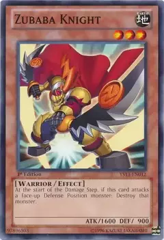 Zubaba Knight [YS13-EN012] Common 1st edition