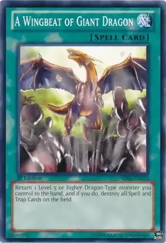 A Wingbeat of Giant Dragon [SDBE-EN023] Common 1st edition