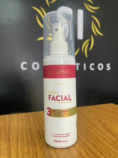 Loção Facial Adstringente Higienização Preparo Sobrancelhas Skin Care La Benig 220ml