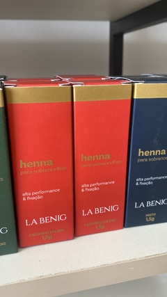 Henna para Sobrancelhas La Benig Refil 3g - Castanho Escuro | SI Cosméticos - loja online