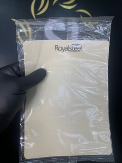Pele sintética lisa sem tinta Royal Steel na internet