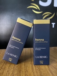 Henna para Sobrancelhas La Benig Refil 3g - Castanho Escuro | SI Cosméticos - SiCosmeticos