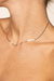 COLLAR GAIA APLANADA PLATA - comprar online