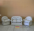 JUEGO LIVING CUERINA LISO Y COMBINADOS - comprar online