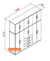ROPERO 12 PUERTAS (ROP12PNORD) - Almafuerte Muebles