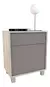 MESA DE LUZ 1 CAJ 1 PUERTA PUSH (6426) - Almafuerte Muebles