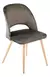 Silla Lotus gris claro base natural (DC834GC) - comprar online