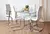 Mesa Mumbai Base cromo160x80 (RT160LCR) - tienda online