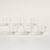 Set x 6 pocillos tazas de cafe de vidrio 190 ML