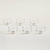 Set x 6 pocillos de café de vidrio liso 165 ML