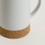 Mug de cerámica blanca y base de corcho 410 ML en internet
