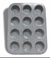 Molde Para Muffins X 12 Gray Granit