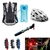Kit acessórios de ciclismo Mochila, Capacete e Lanterna Traseira