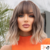 Wig Malu - Ondulada com franja - 5 Cores Disponíveis - comprar online