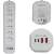 EXTENSÃO DE 5 TOMADAS 2M - 2500W - 2 PORTA USB + 2 PORTA TC - 12988 - INOVA - Inova Oficial | Distribuidora 